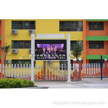 HD PH8 Outdoor  SMD LED Video Screen With 300 W /  For Scho